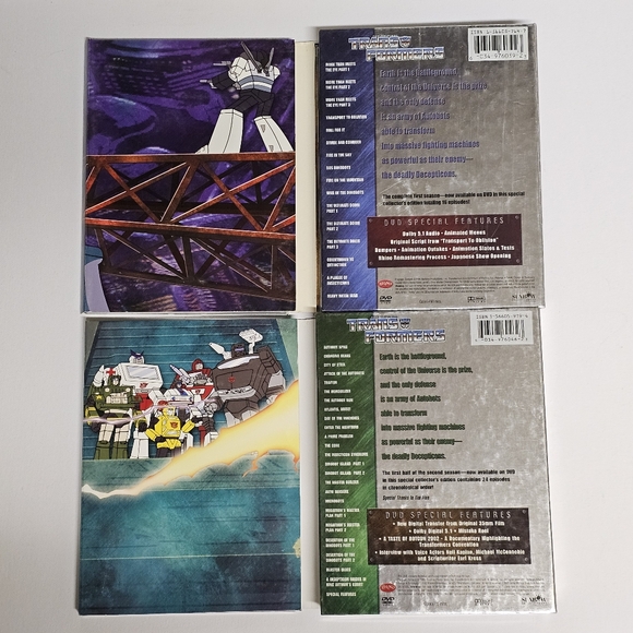 The Original Transformers Season 1 & Season 2 Part 1 DVD Set - Picture 6 of 6